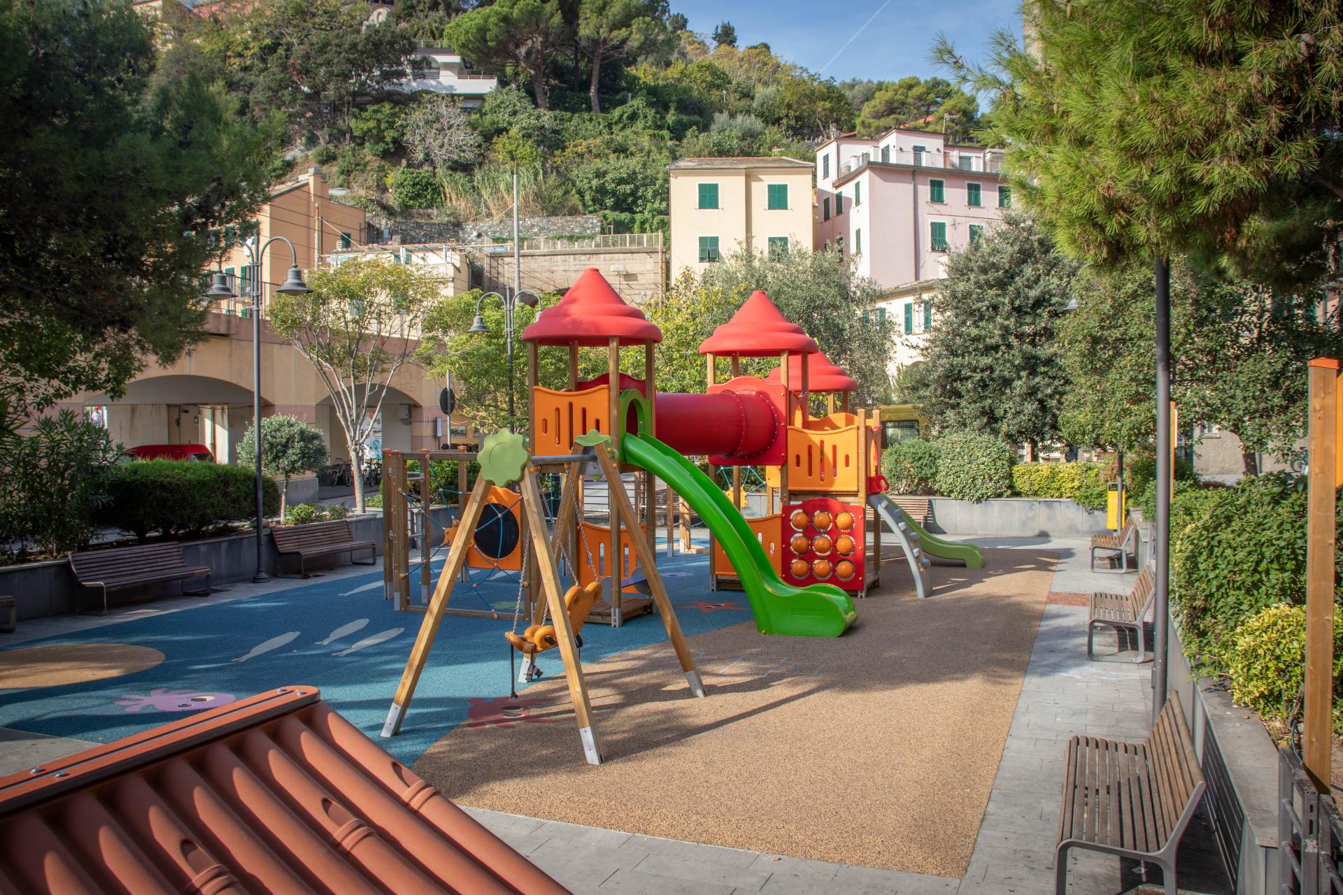 holzhof in italia Parco giochi accessibile e inclusivo - Liguria