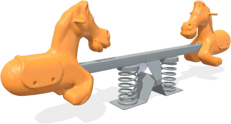 playgrounds spring riders line three wheels xum133