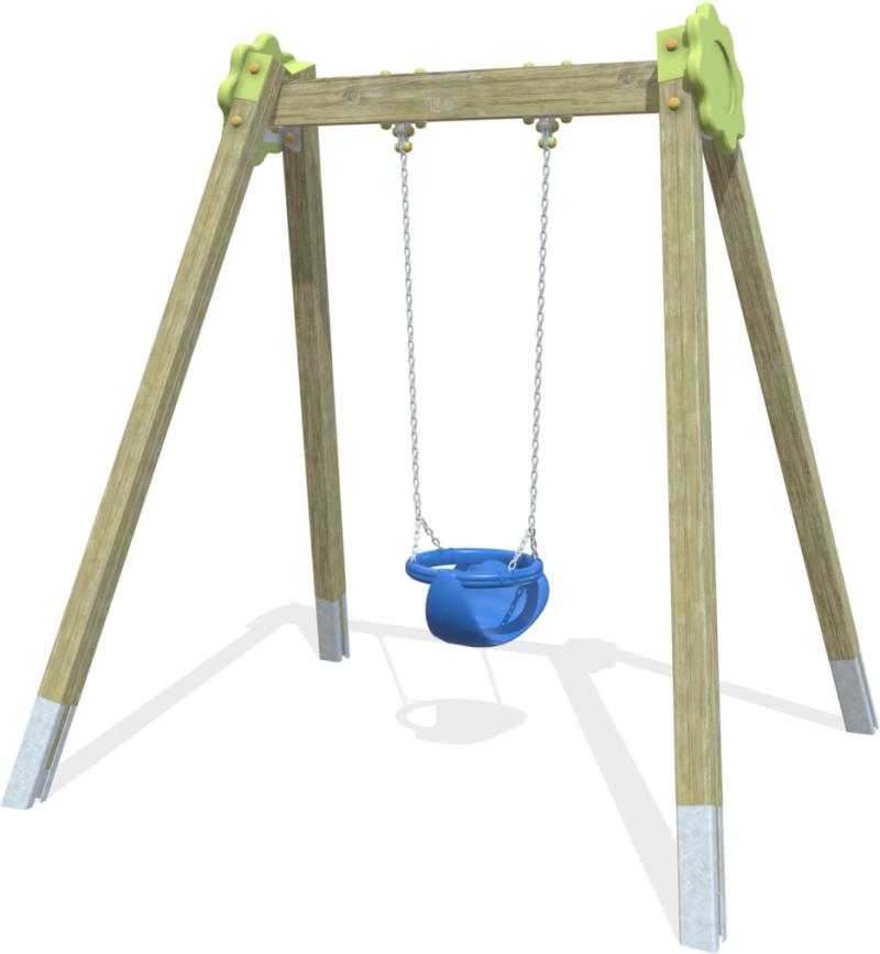 parchi altalene palmetta singola xcal11 p