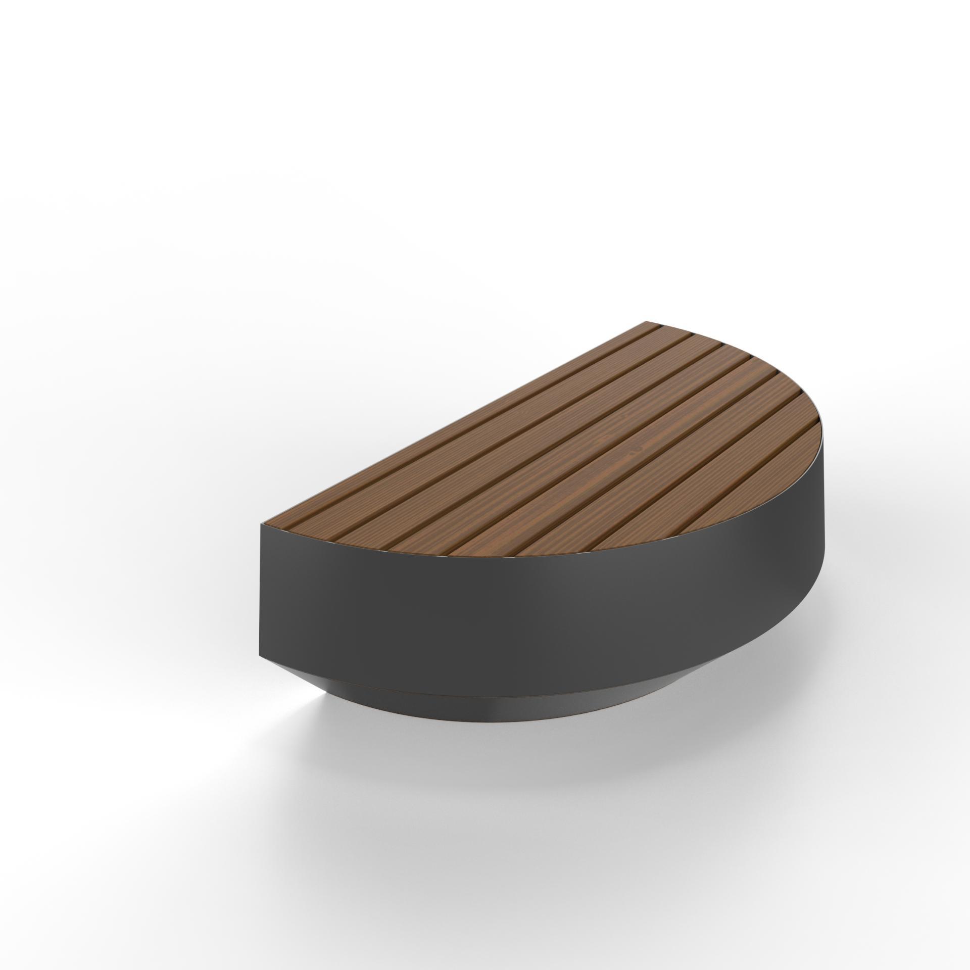 arredo linea nova panca semicircolare pns175