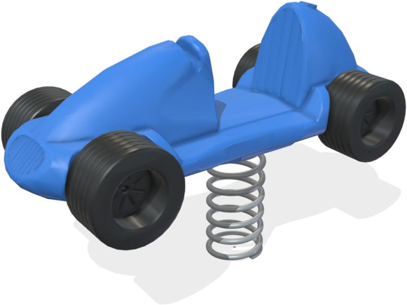 playgrounds spring riders line blue fireball xum10