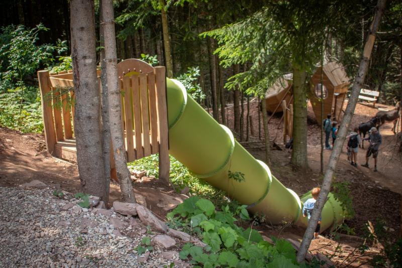 aree ludiche customizzate sentiero tematico mega bugs paganella