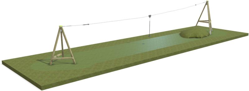 parchi teleferica indian teleferica piana con dosso naturale xit102