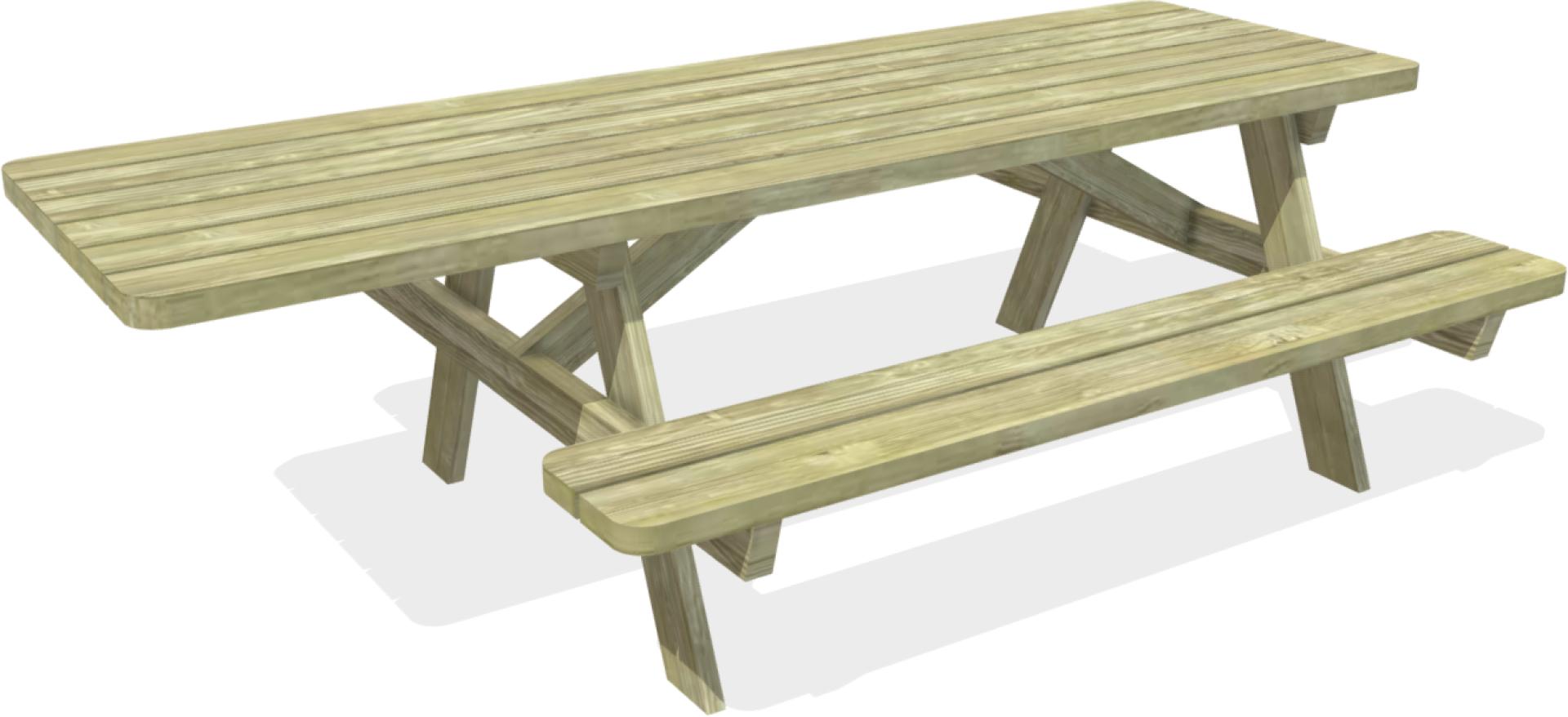 arredo tavolo panca pic nic inclusive pnp245