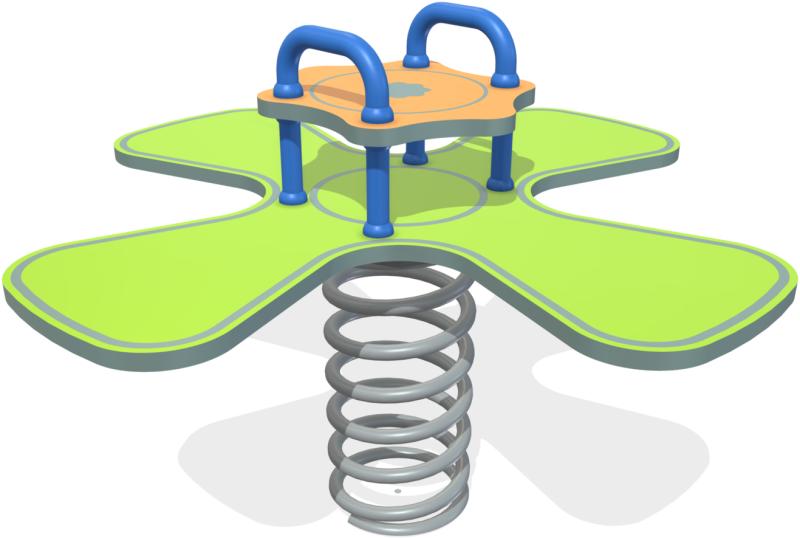 playgrounds spring riders line three wheels xum133