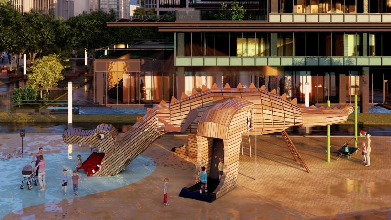 progetti di parchi gioco il parco giochi fantasy nel centro commerciale