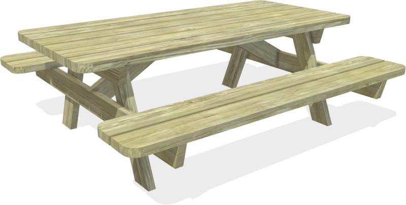 arredo tavolo panca pic nic bimbi xc29