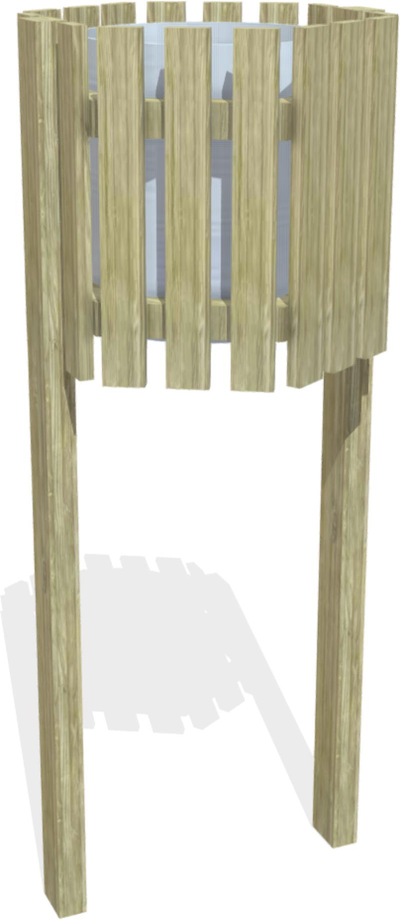 arredo cestini portarifiuti aosta cao02p