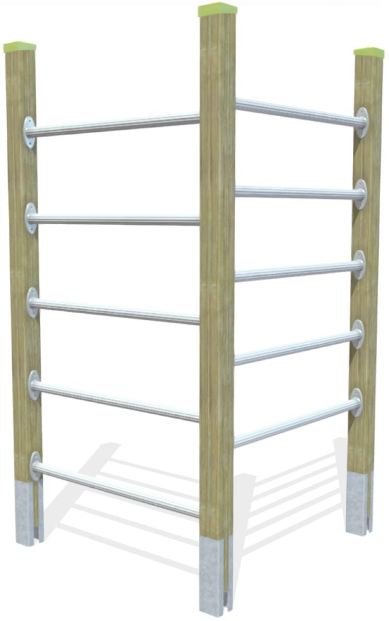 fitness percorso vita doppia spalliera xsp11