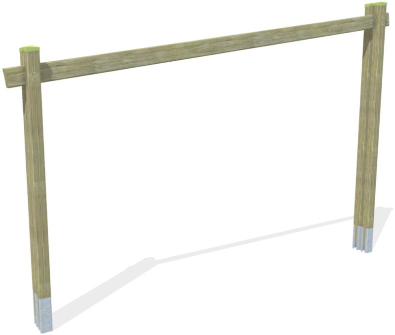 fitness percorso vita barre inclinate xsp8