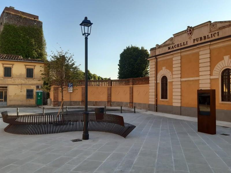 holzhof in italia Panchine linea Fenicia per arredo urbano e aree relax - Pisa