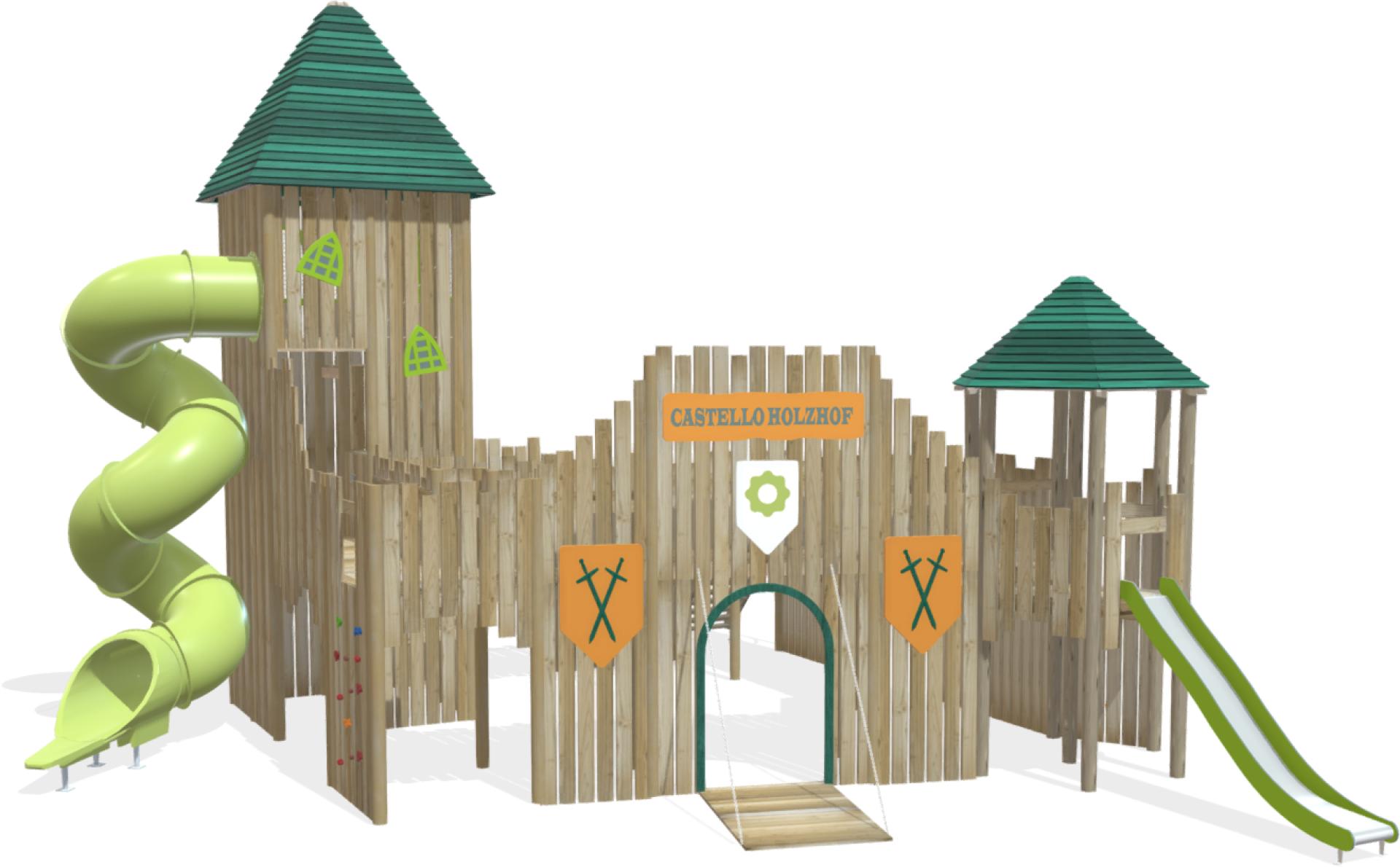 parchi robinia torre castello holzhof xr400