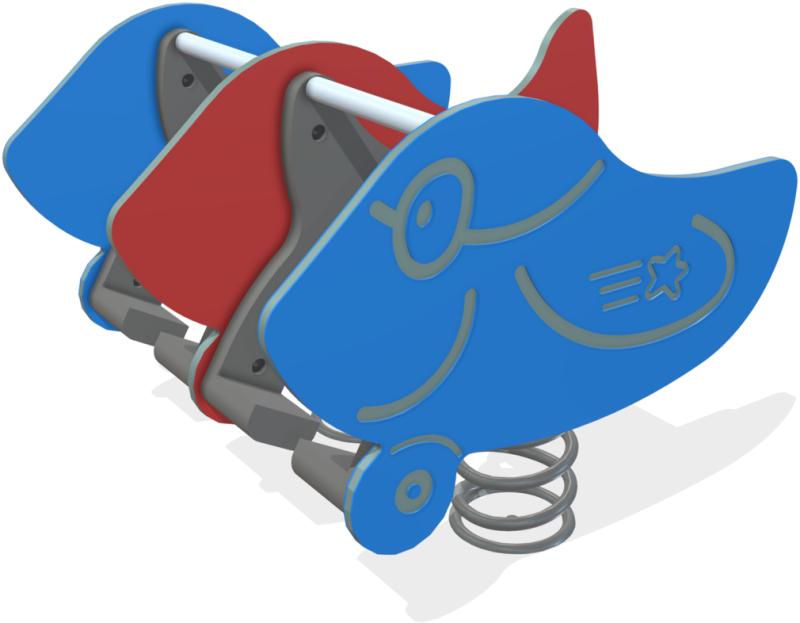 playgrounds spring riders line topfun xum18