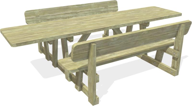 arredo tavolo panca personal incusive doppia pr300