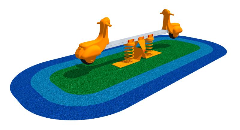 parchi linea giochi a molla rolly xum41