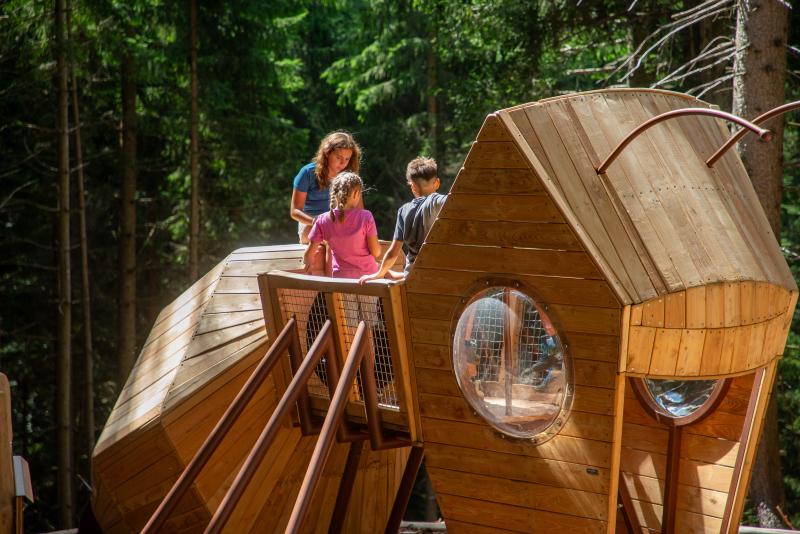 in paganella un nuovo parco giochi diffuso