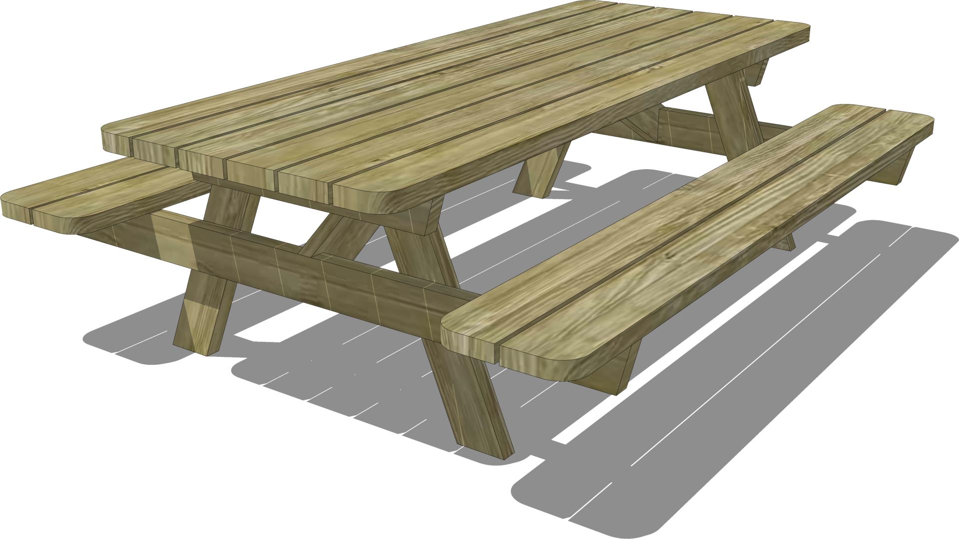 arredo tavolo panca pic nic bimbi xc29