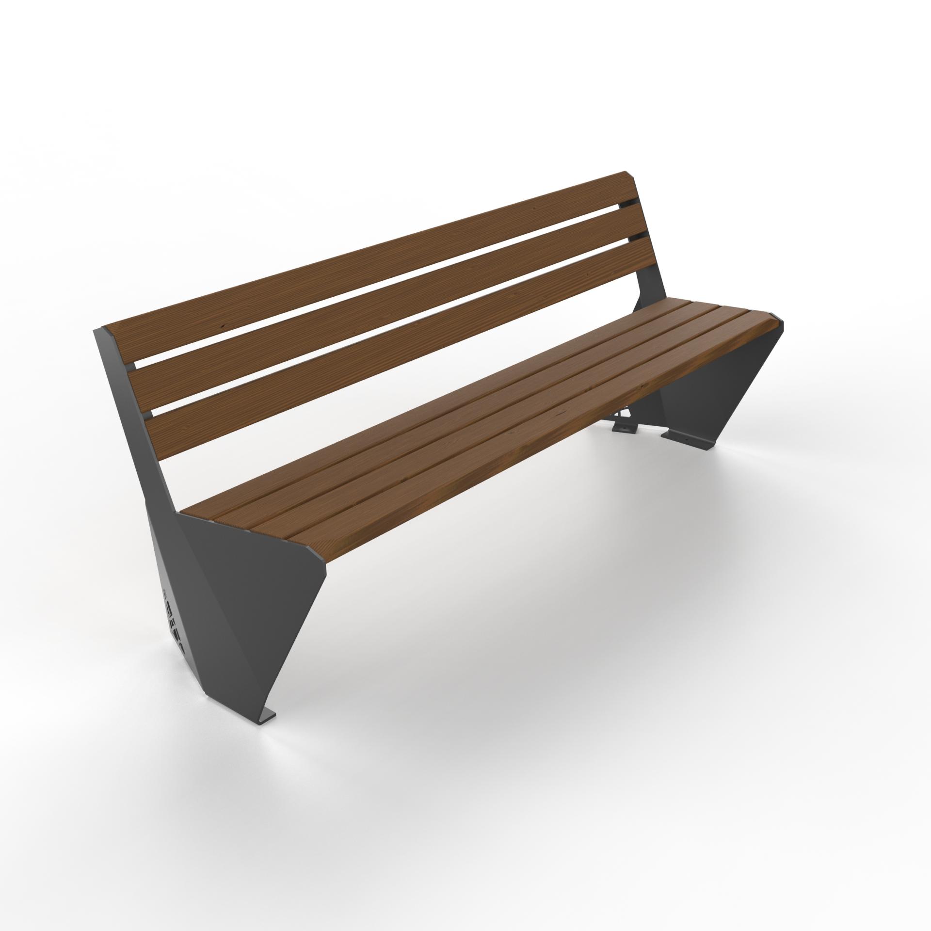 arredo linea nova panca con schienale pns02