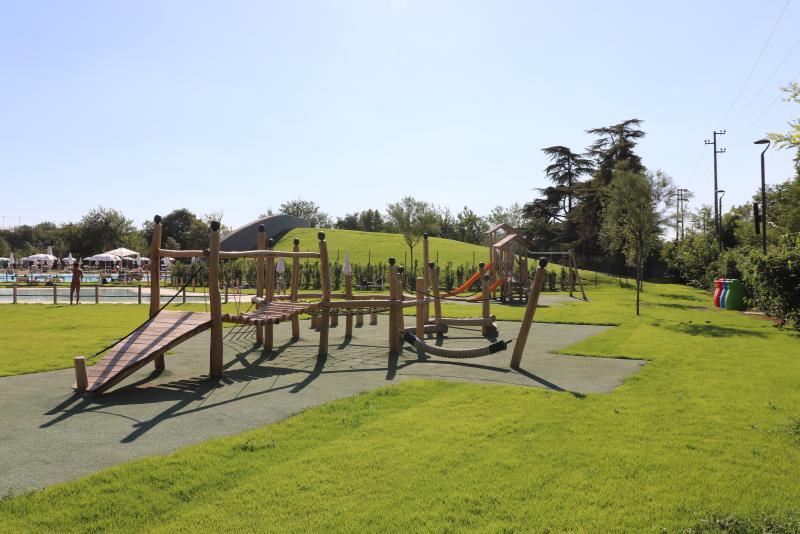 holzhof in italia Percorso equilibrio in legno di Robinia - Verona