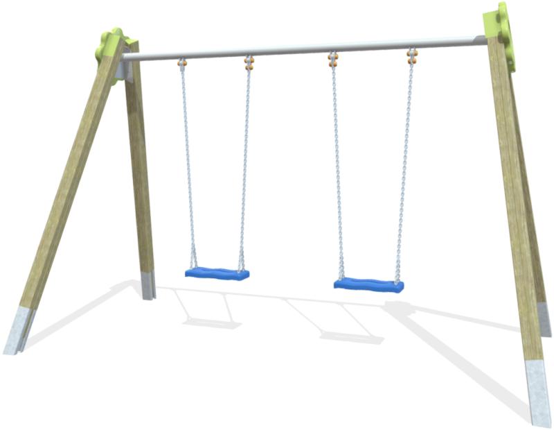 parchi altalene doppia tavoletta xsal41