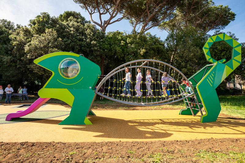 holzhof in italia Installazione parco giochi a tema Fantasy  - Rosignano Marittimo