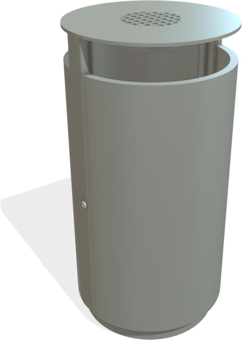 arredo cestini portarifiuti cestino roma con posacenere crgp11p