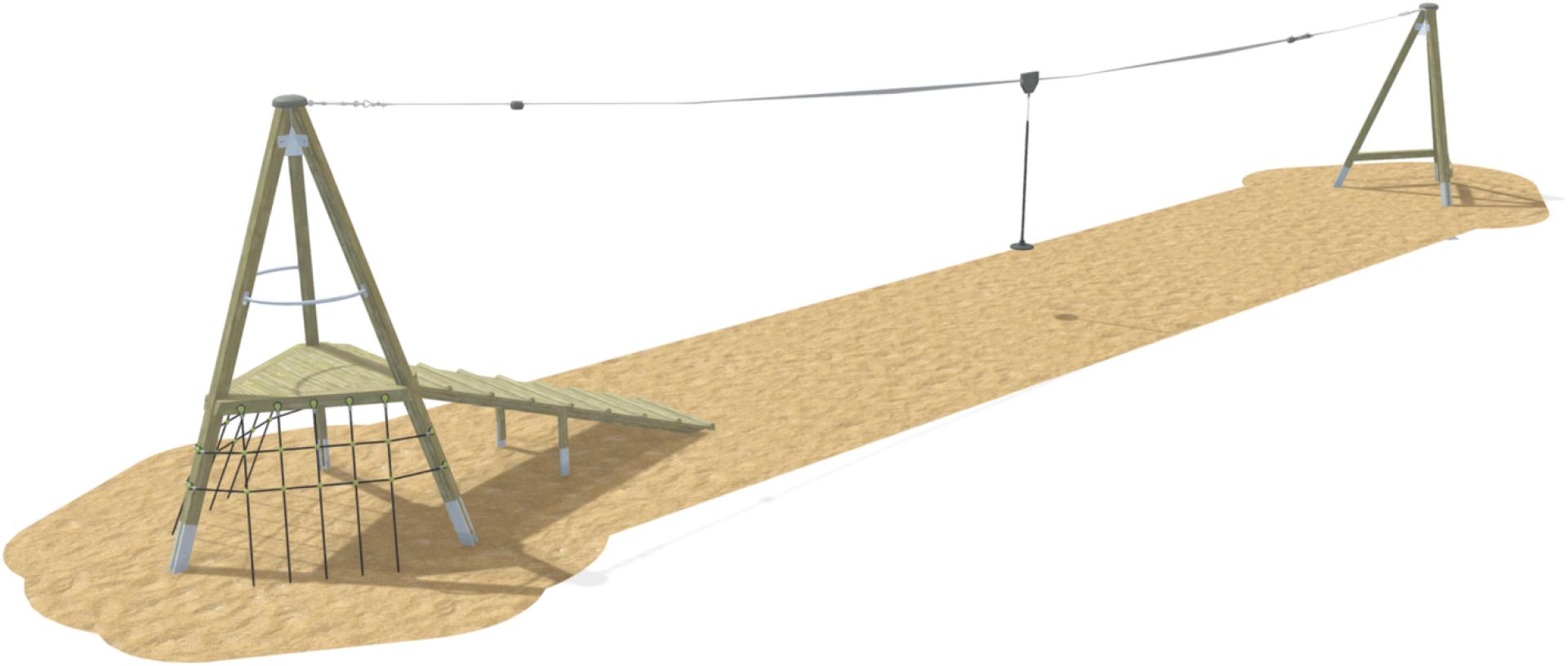 parchi teleferica indian teleferica con pedana xit100