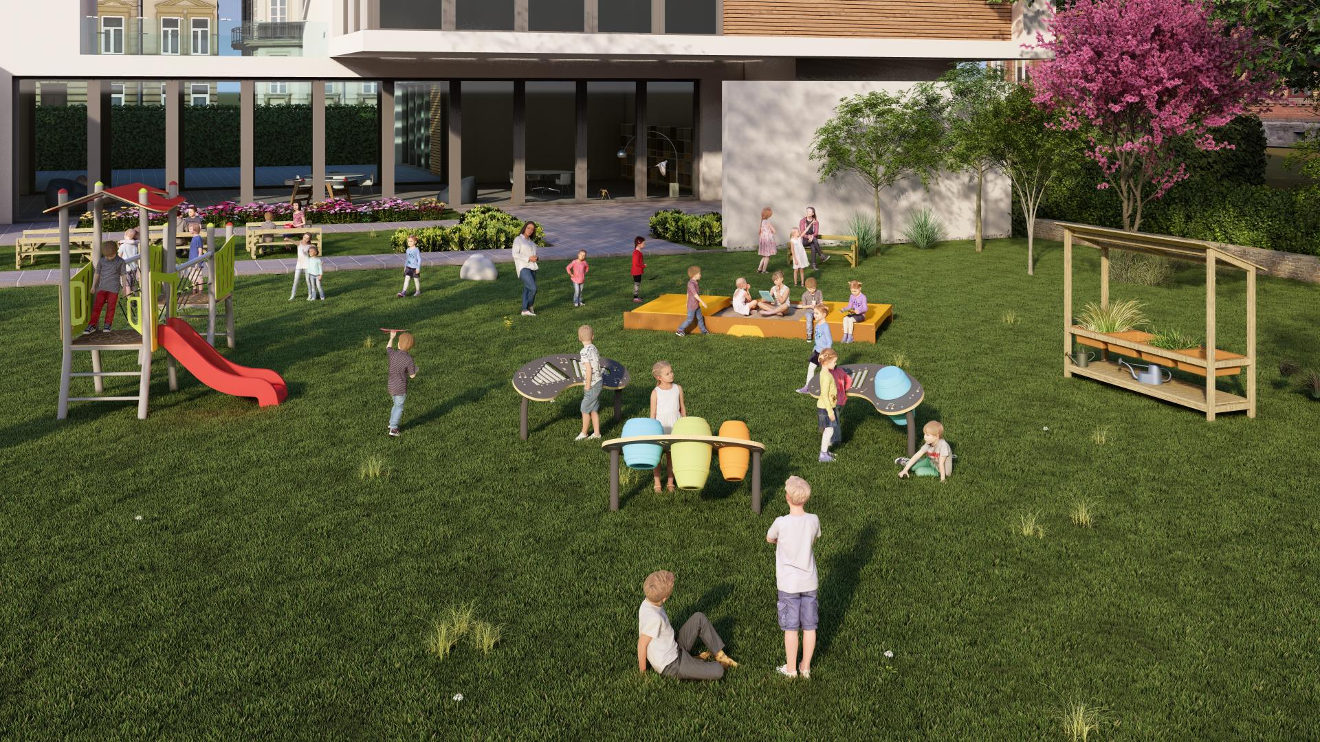 progetti di parchi gioco la ricreazione alla scuola primaria