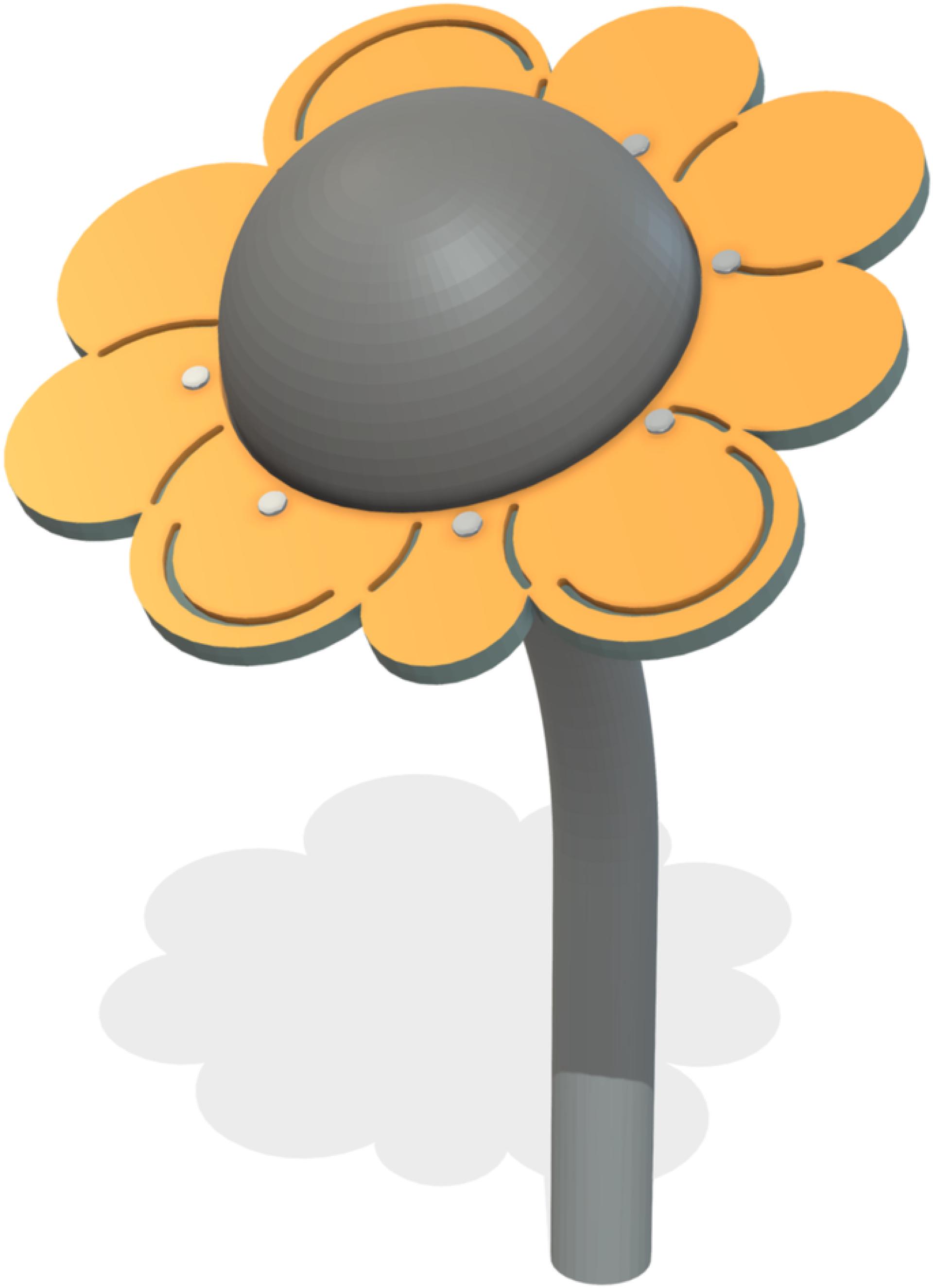 parchi giochi musicali percussione a fiore xpm1