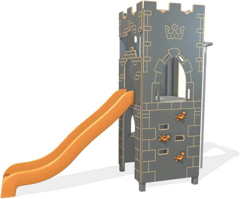 parchi strutture a tema torre king alluminio xt150alu