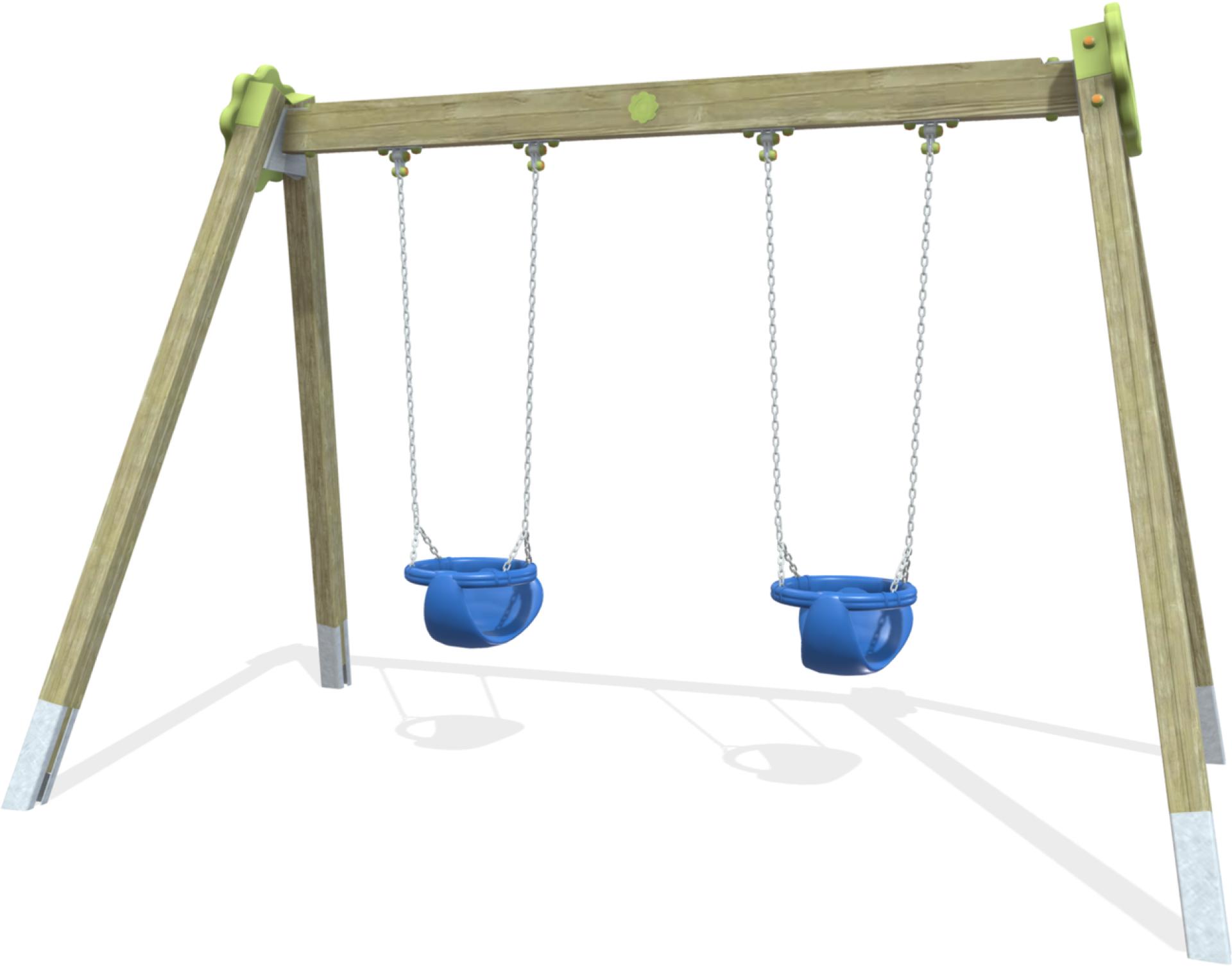 parchi altalene doppia palmetta xcal21 p