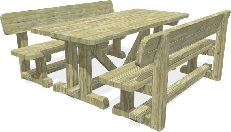 arredo tavolo panca robust rb195