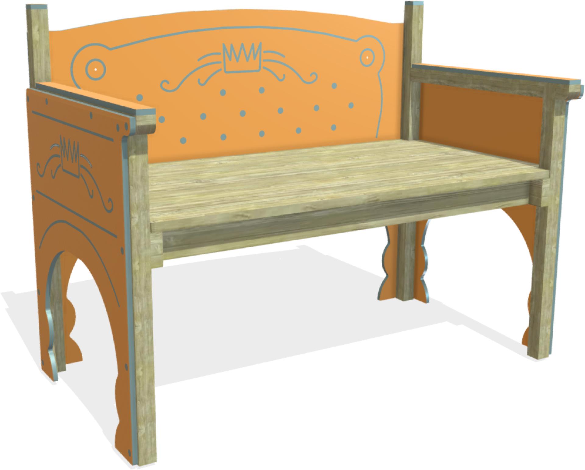 arredo sedute panchina royal xpp200