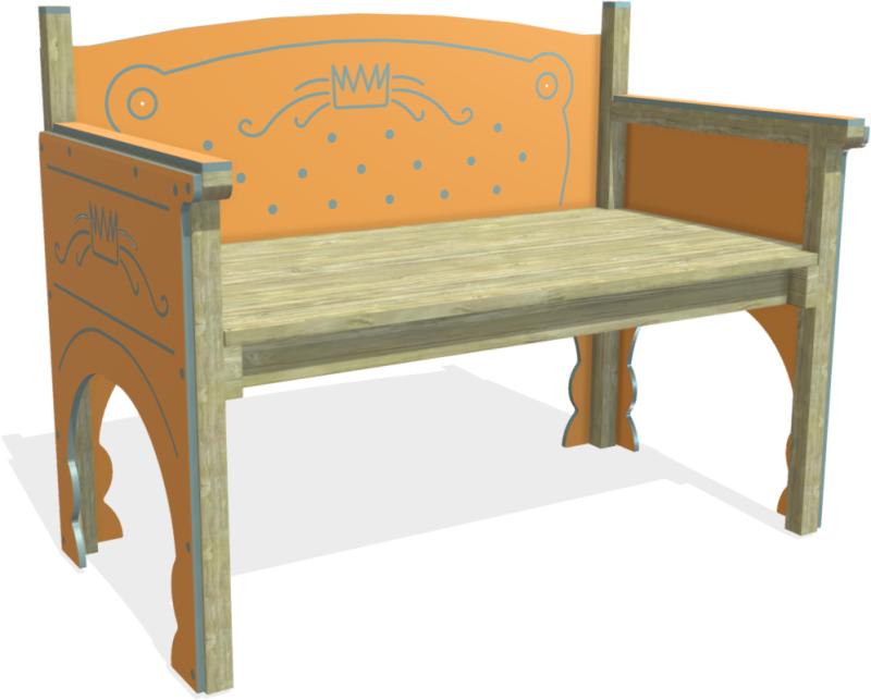 arredo sedute panchina royal xpp200