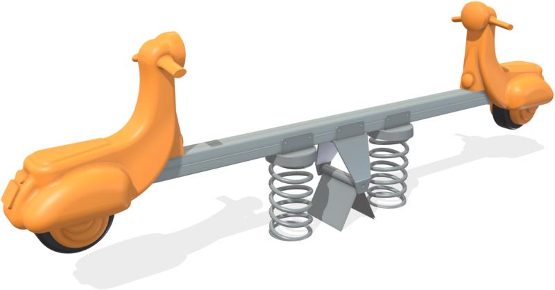 parchi linea giochi a molla rolly xum41