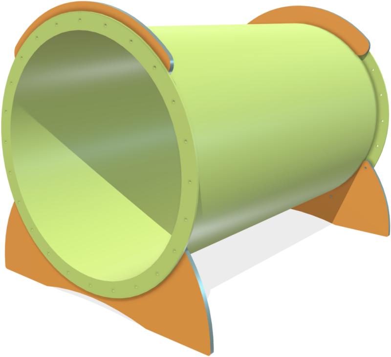 parchi giochi statici tunnel 130 xp19