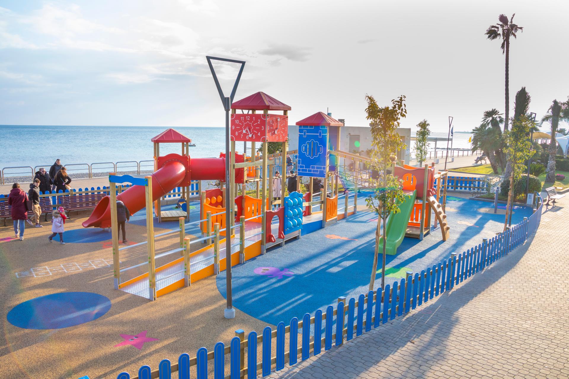 inclusione struttura per parco giochi inclusivo e accessibile linea MAX