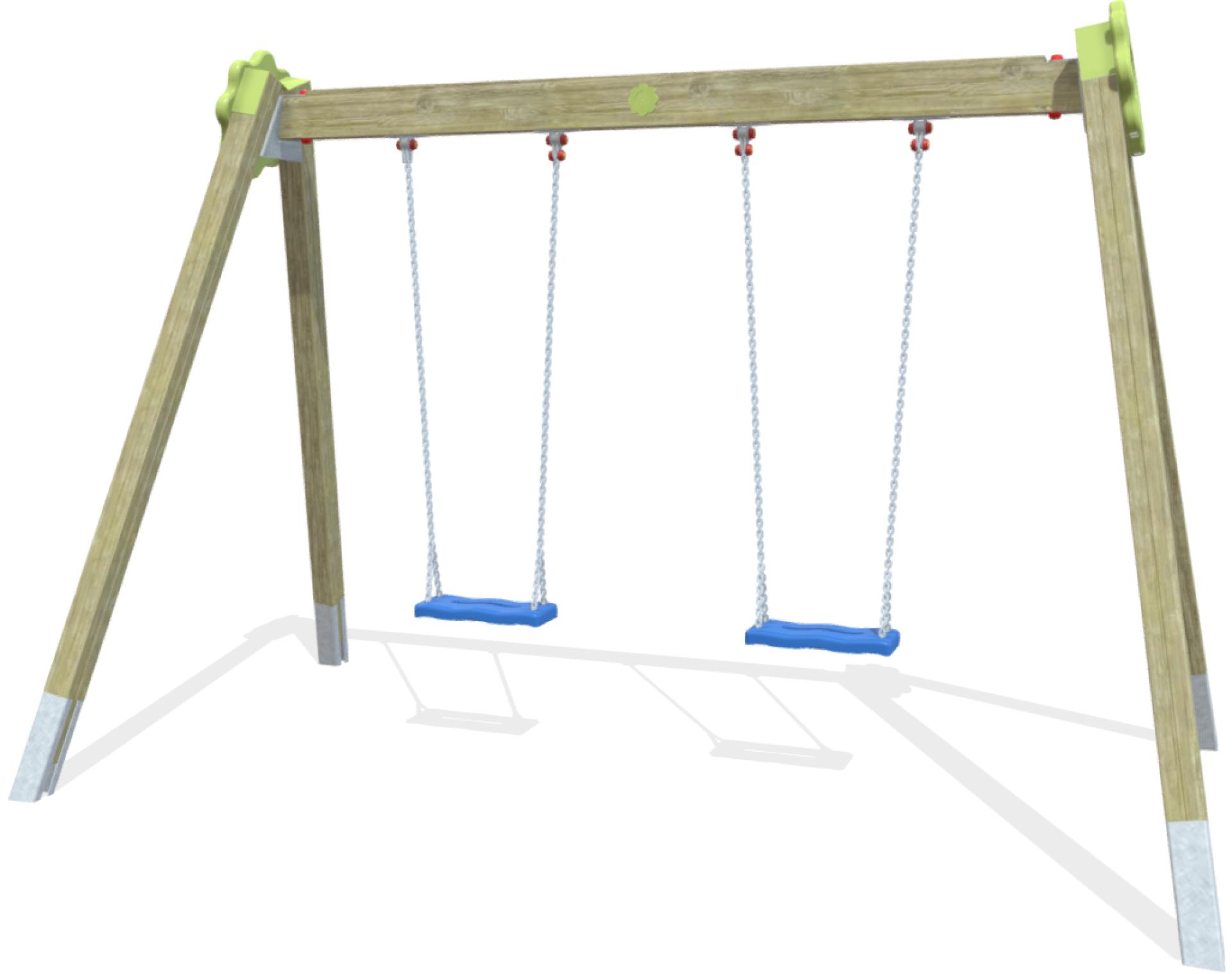 parchi altalene doppia tavoletta xcal21