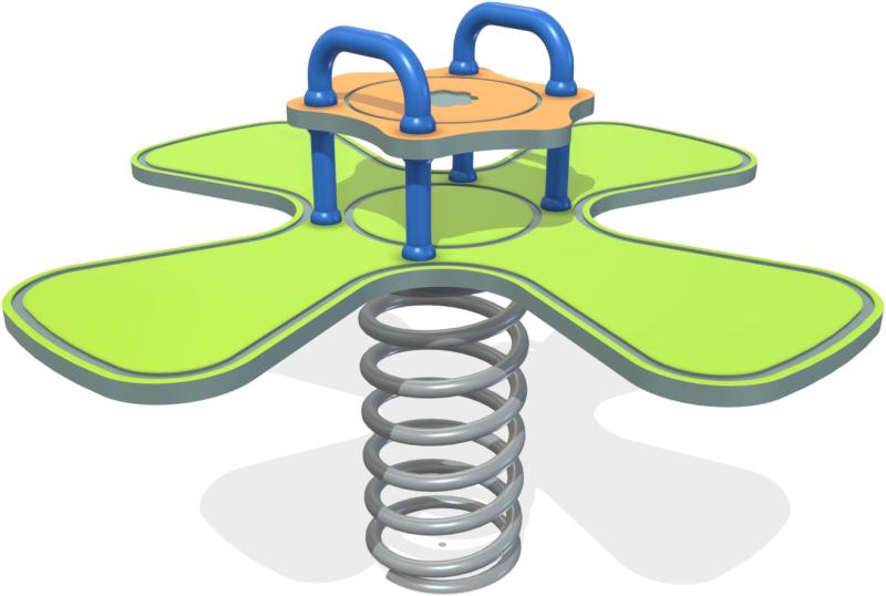 parchi linea giochi a molla fiorellino xflm121