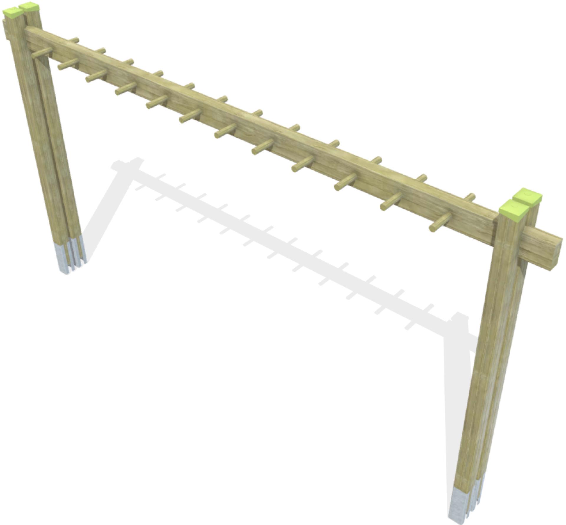 fitness percorso vita barre avanzamento xsp6