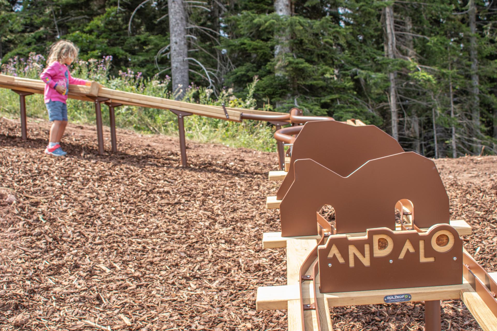 aree ludiche customizzate pista biglie customizzata andalo paganella