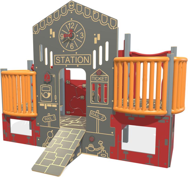 parchi strutture a tema stazione alluminio xt95alu