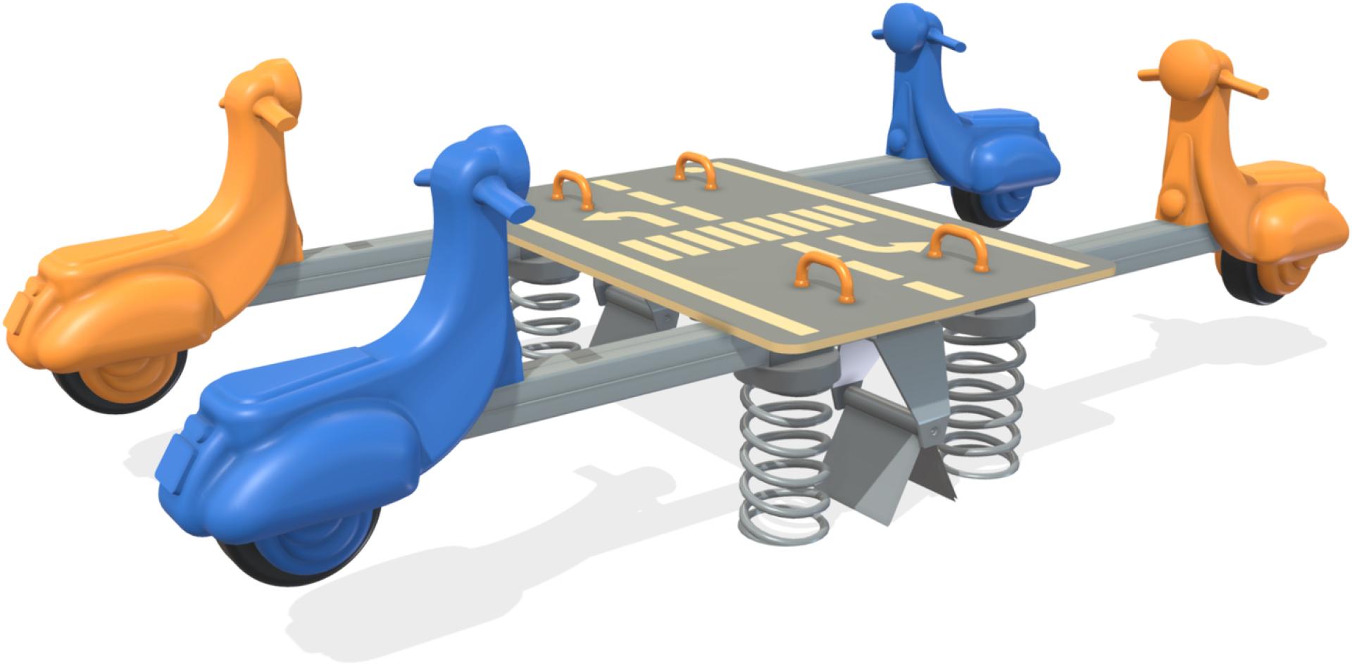 parchi linea giochi a molla traffic xum401
