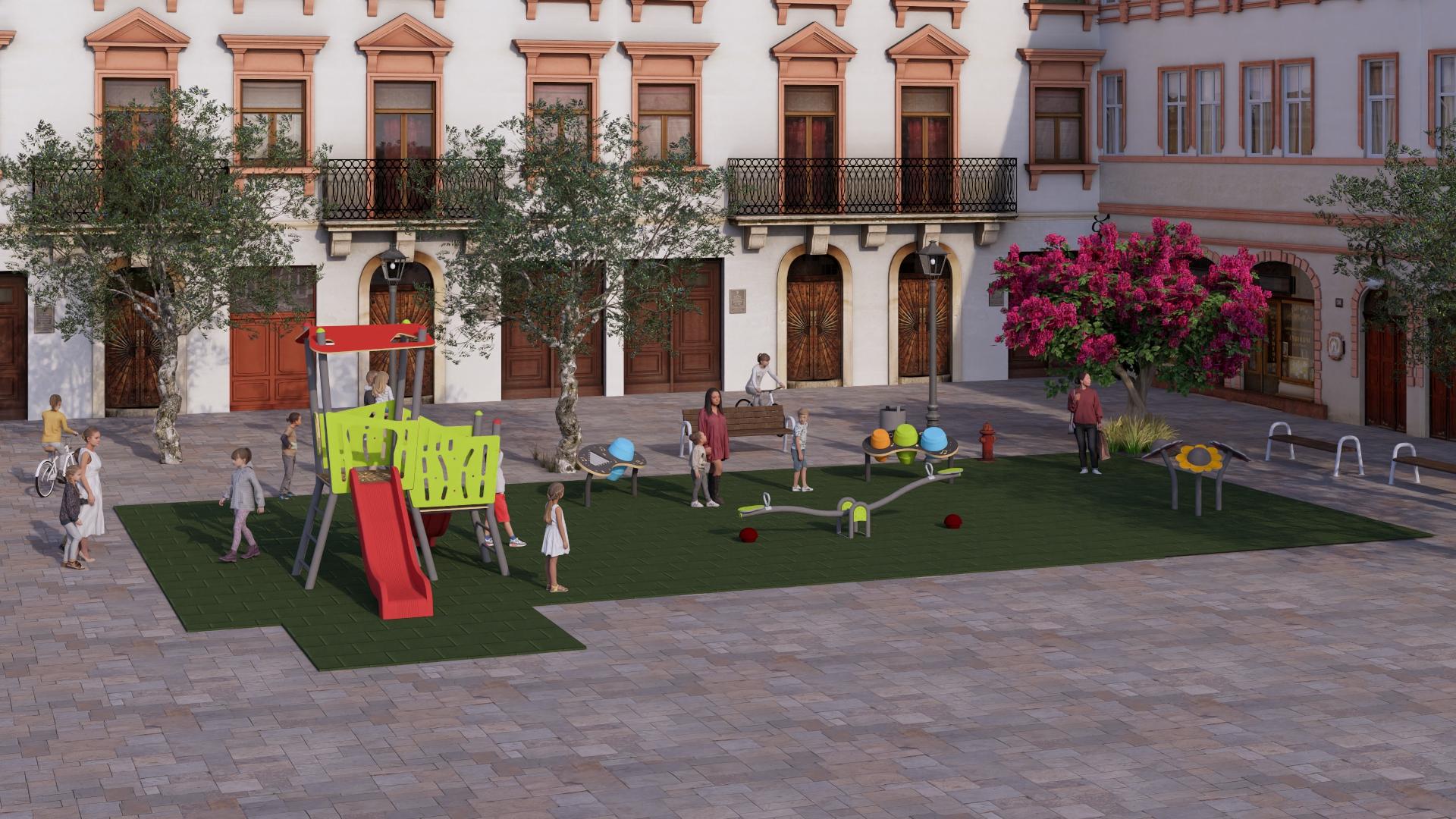 progetti di parchi gioco parco giochi inclusivo e accessibile nel centro storico