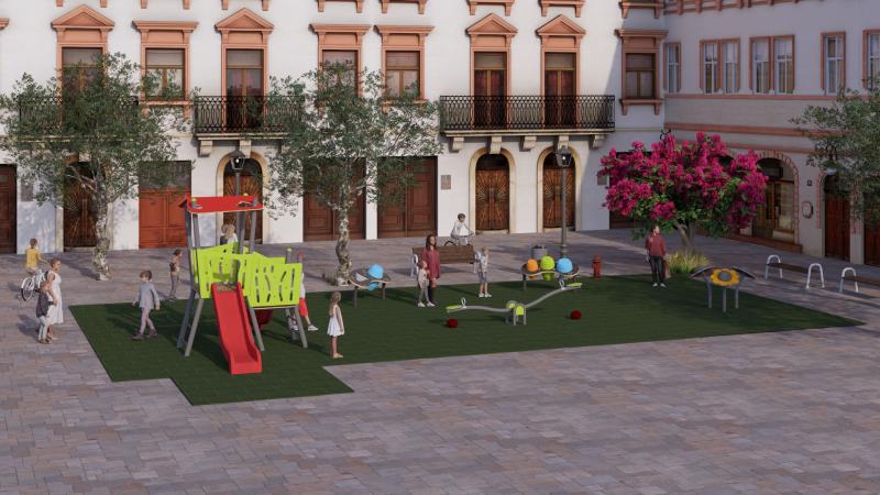 progetti di parchi gioco parco giochi inclusivo e accessibile nel centro storico