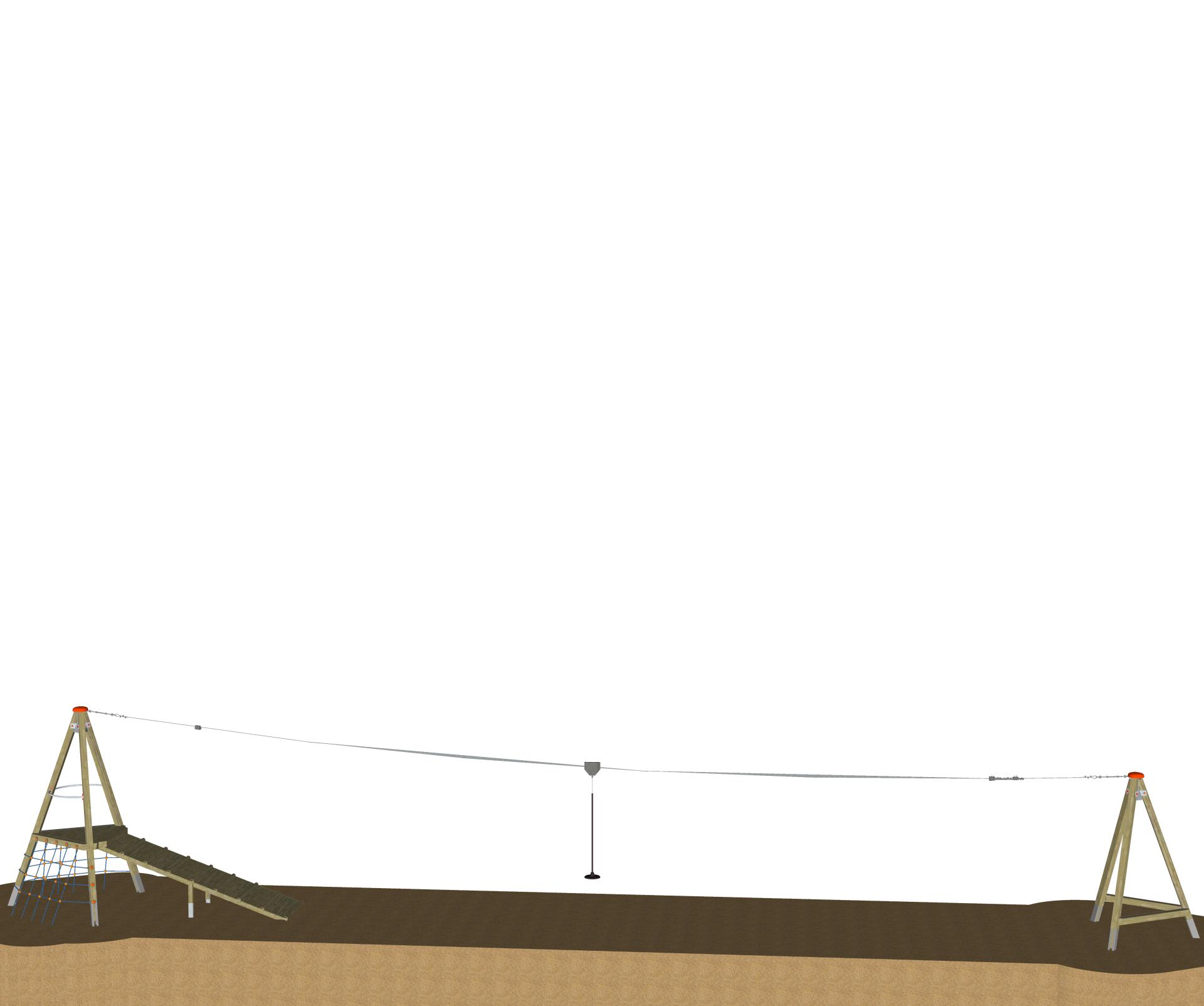 parchi teleferica indian teleferica con pedana xit100