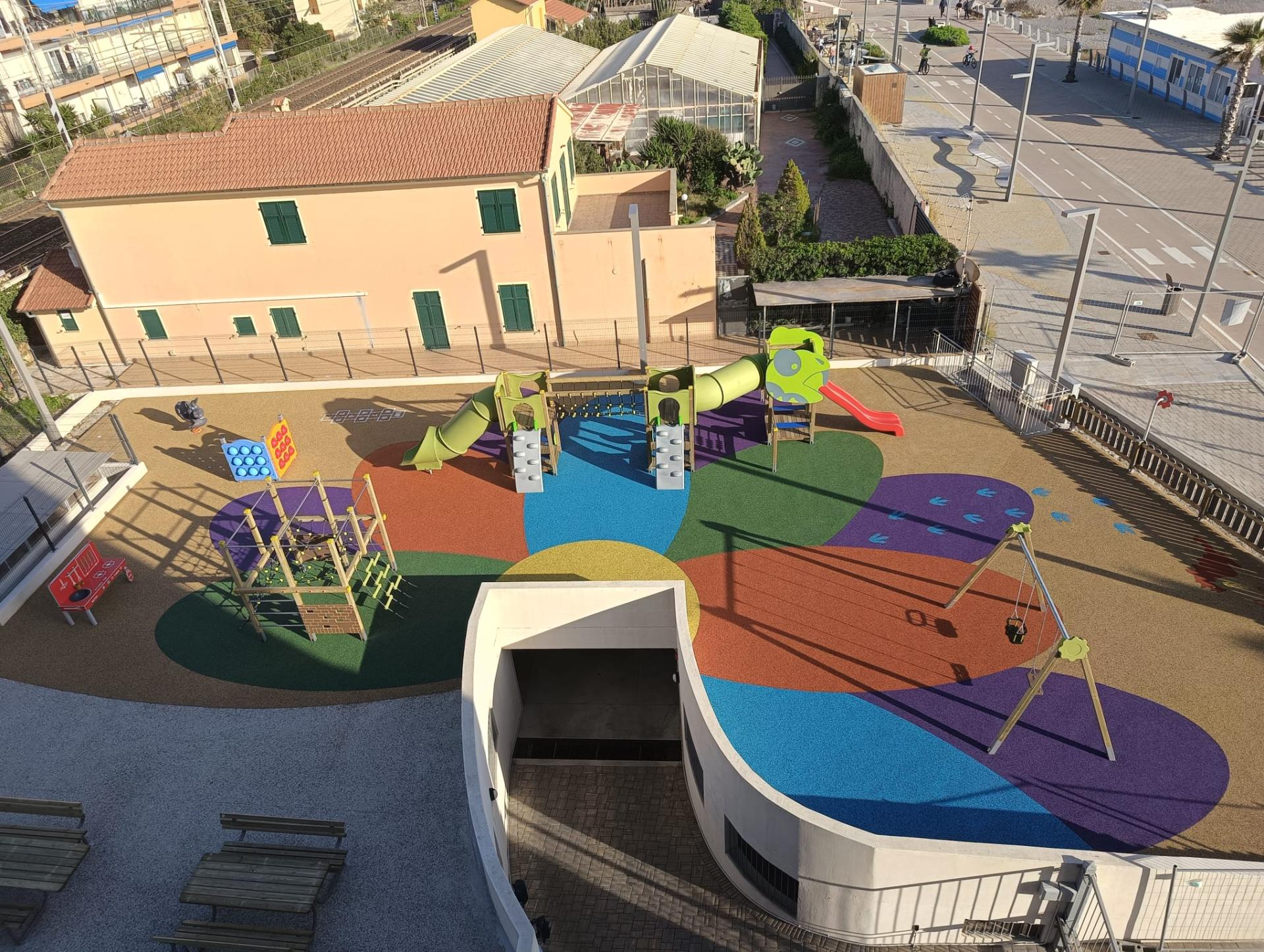 holzhof in italia Area giochi accessibile e inclusiva  -  Liguria