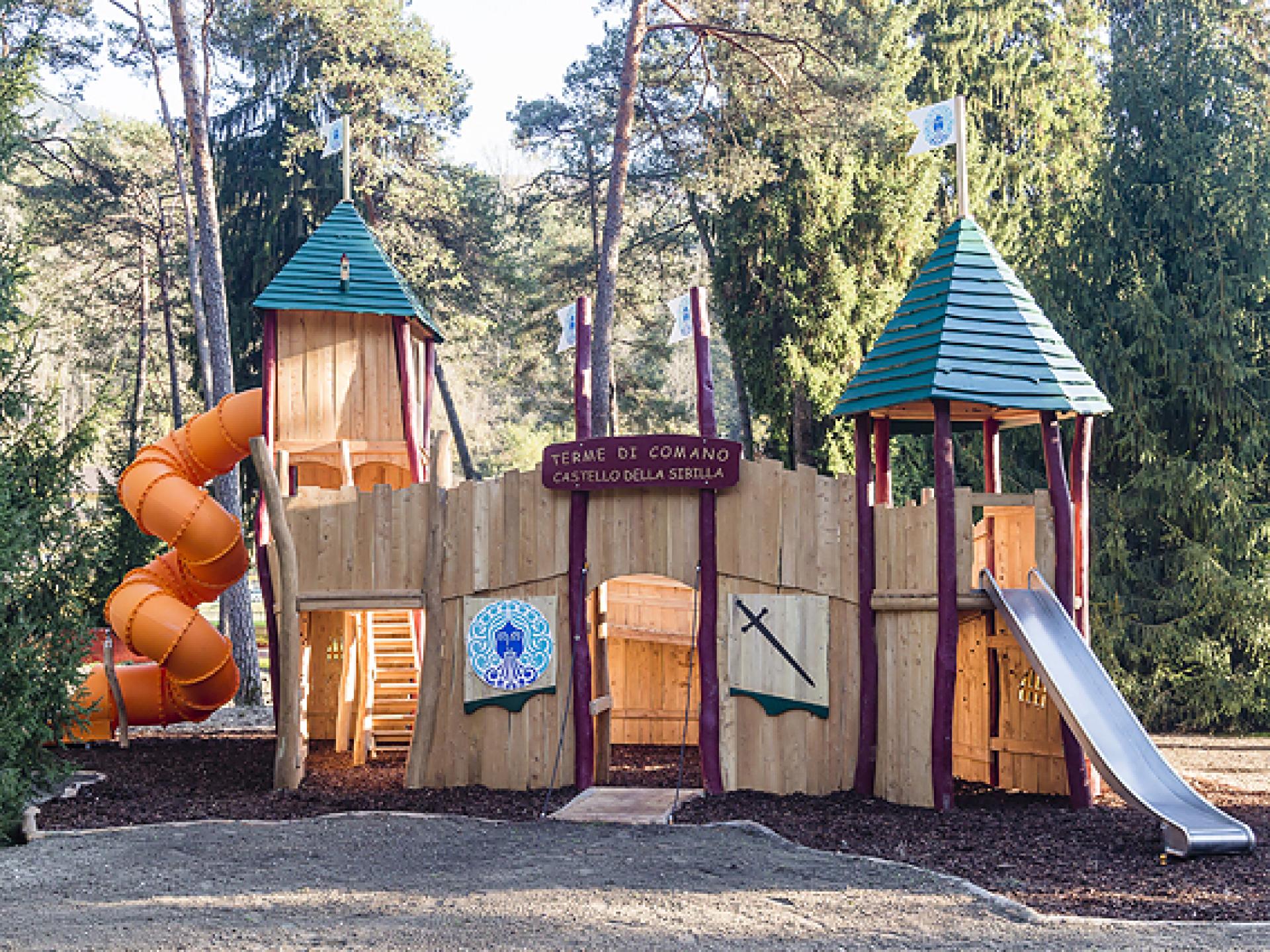 aree ludiche customizzate parco giochi su misura terme di comano