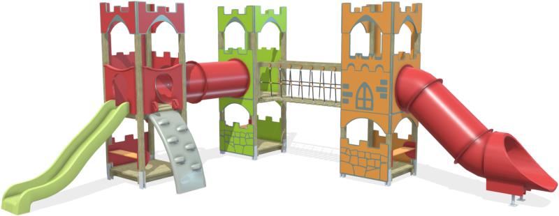 parchi strutture a tema fort demy xt300