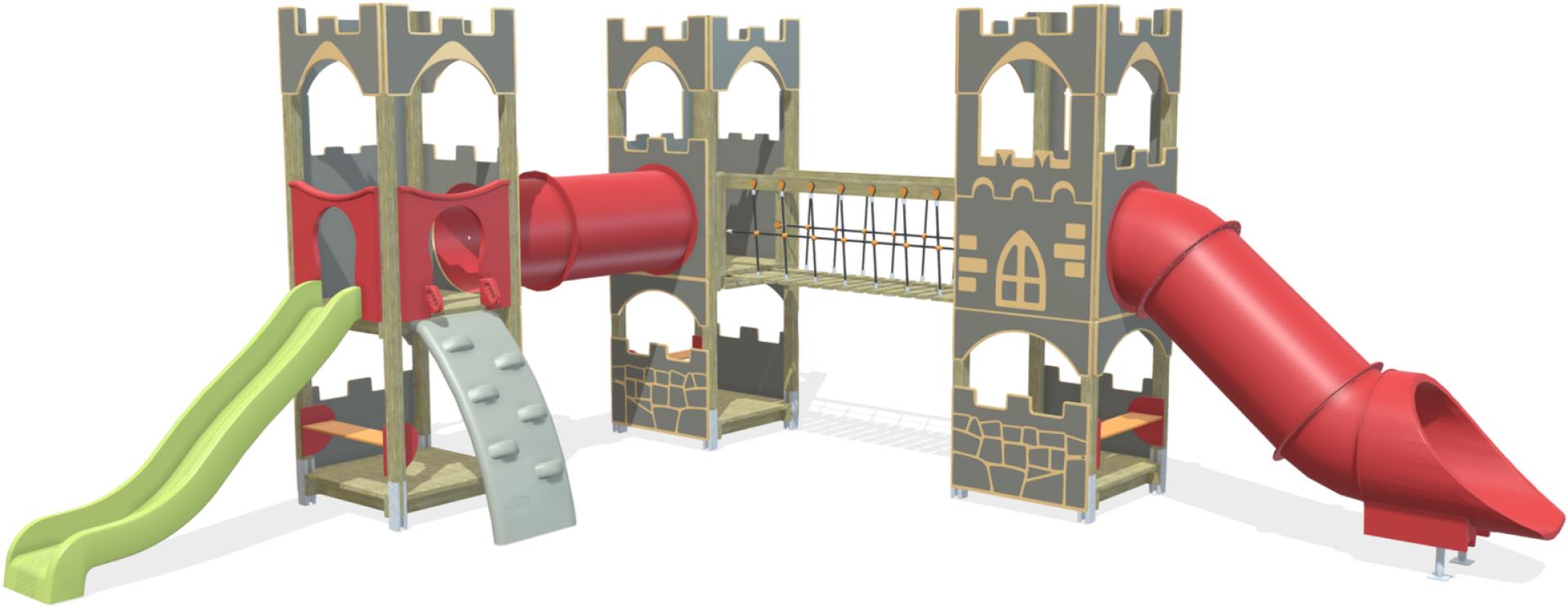 parchi strutture a tema fort demy xt300